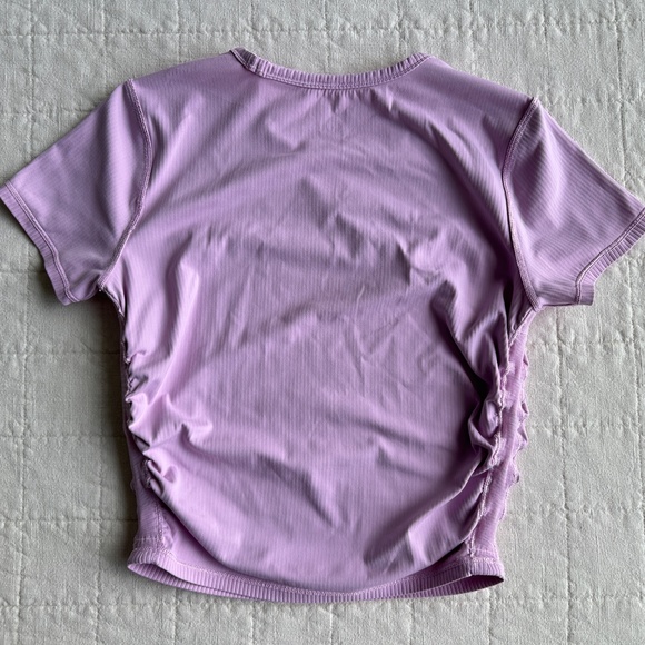 Lululemon All It Takes Ribbed Nulu T-Shirt, Vitapink, Size 6 - Picture 5 of 6